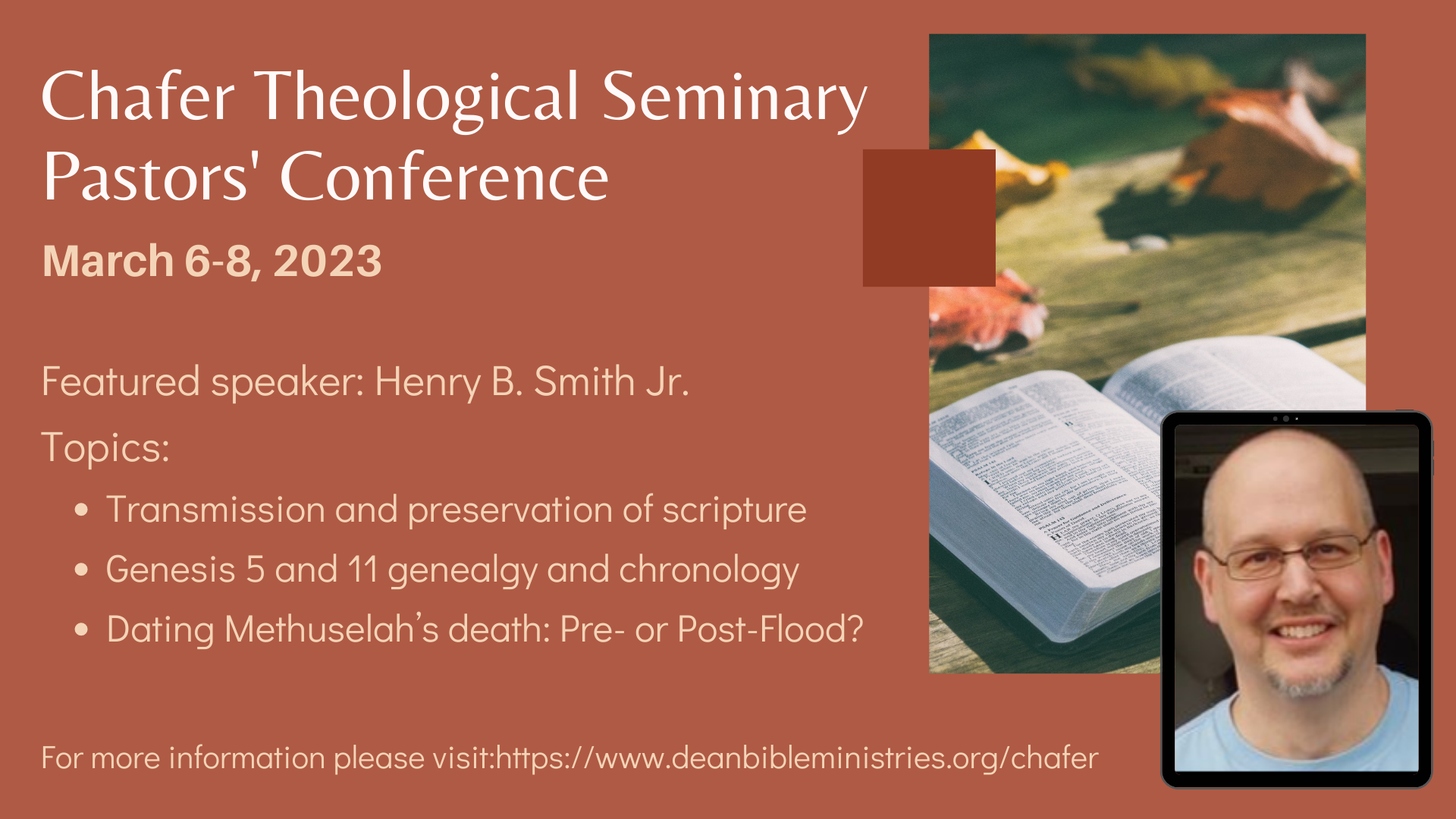 Chafer Theological Seminary Pastors Seminar