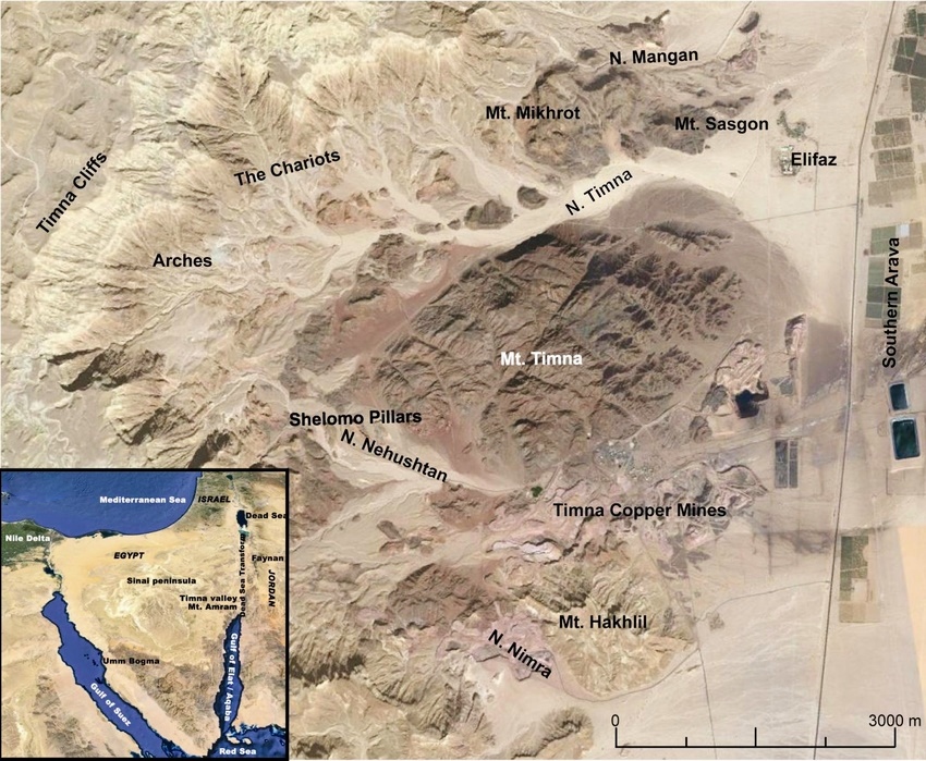 Fig 1 Timna map