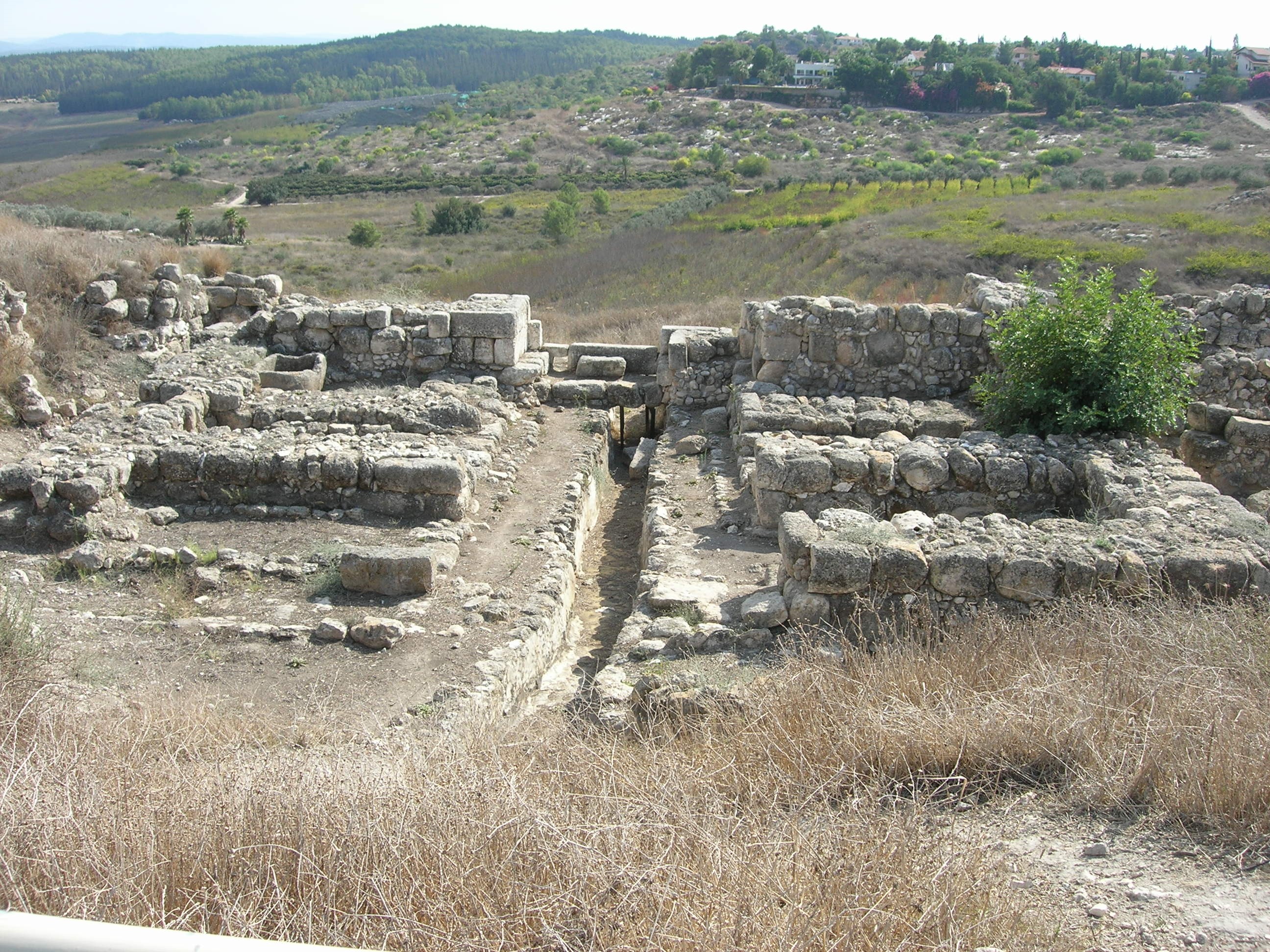 Solomonic gate at Gezer