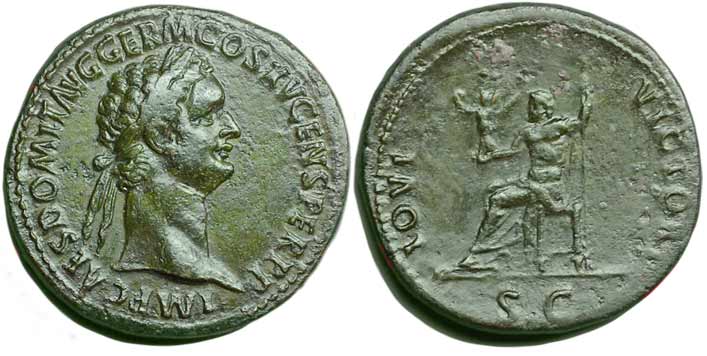 5. Domitian Sestertius 92 94 AD