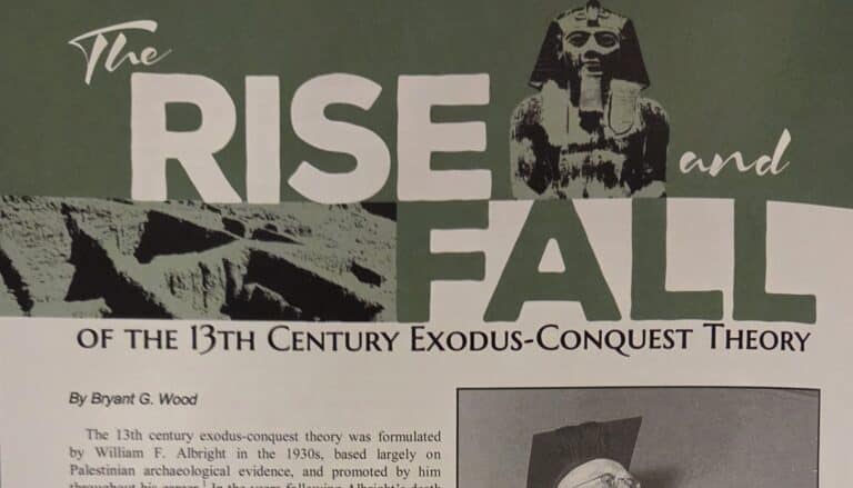 The Rise and Fall of the 13th Century Exodus-Conquest Theory