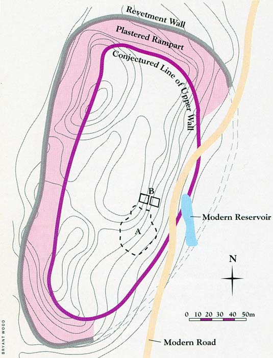Jericho ruins plan