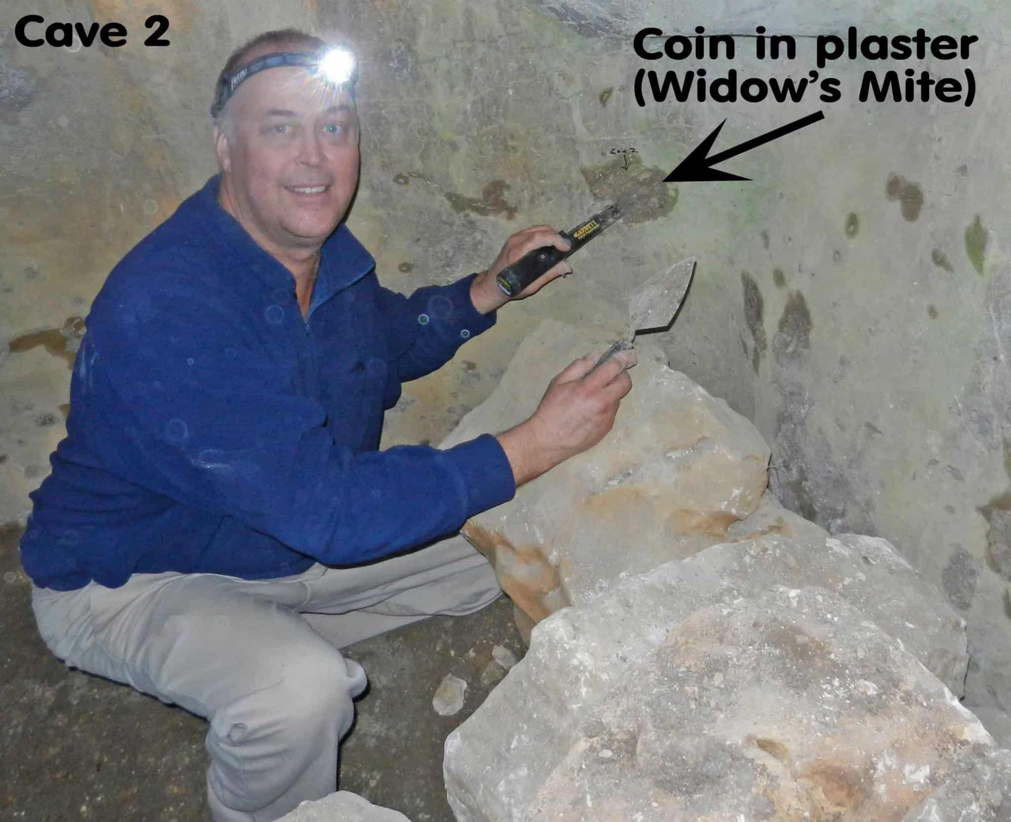 Coin in Plaster