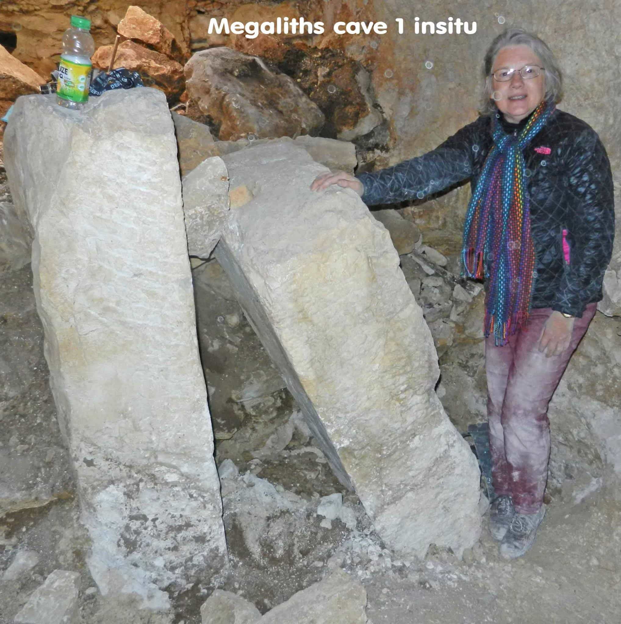 Megaliths Cave 1 in situ