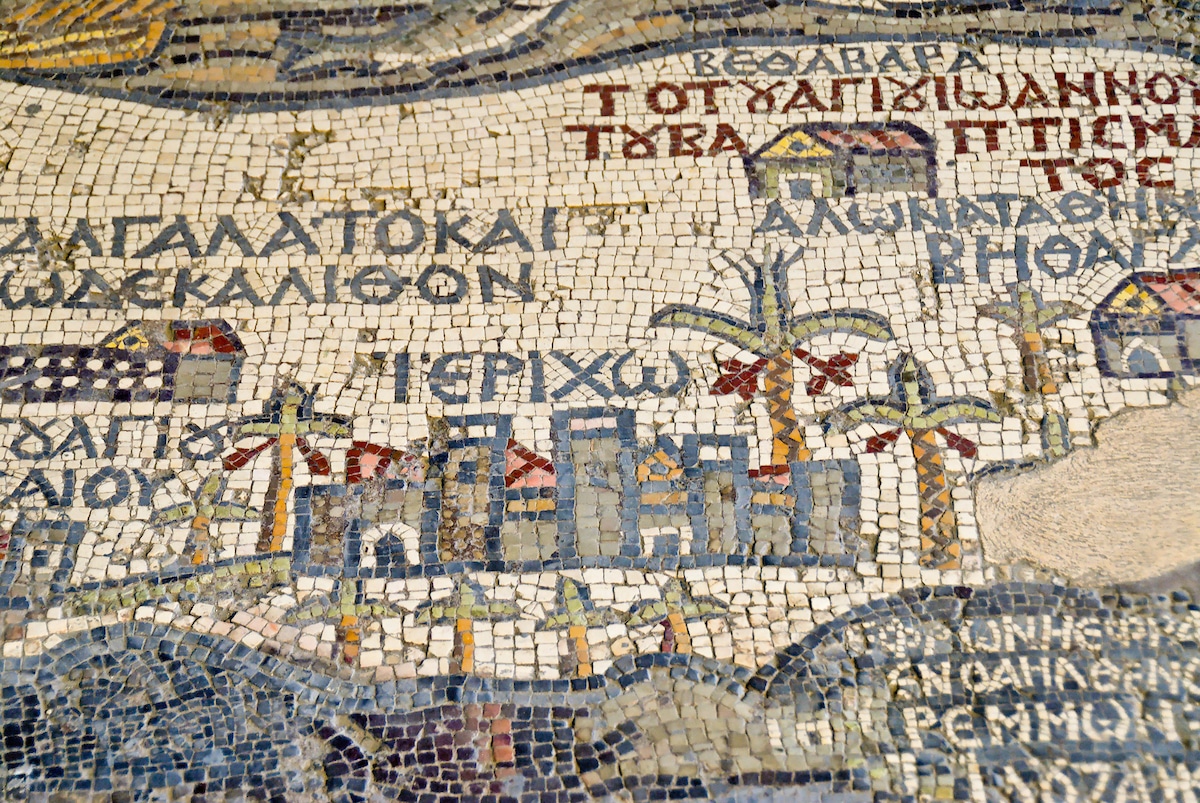 Medeba map Jericho BiblePlaces