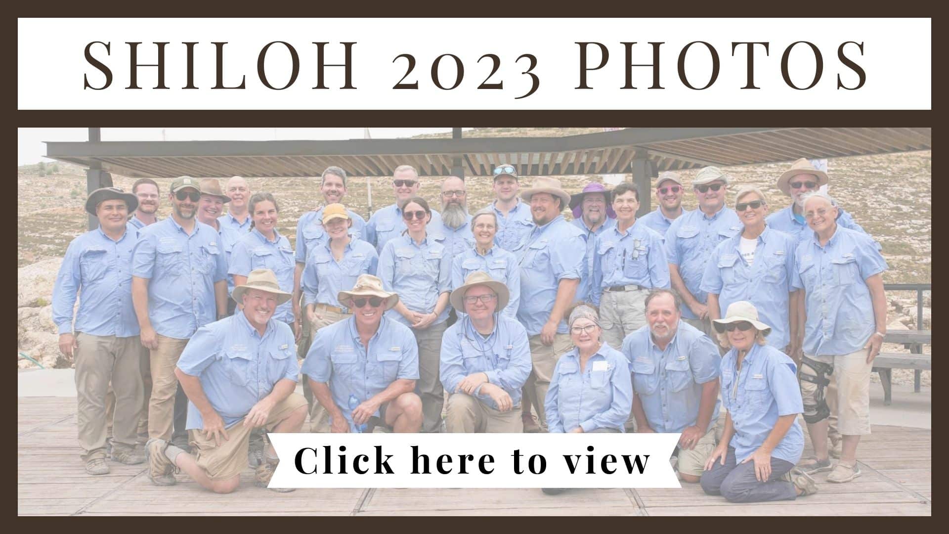 The Shiloh Excavations: Photos