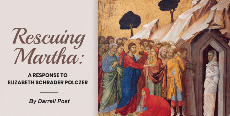 Rescuing Martha: A Response to Elizabeth Schrader Polczer