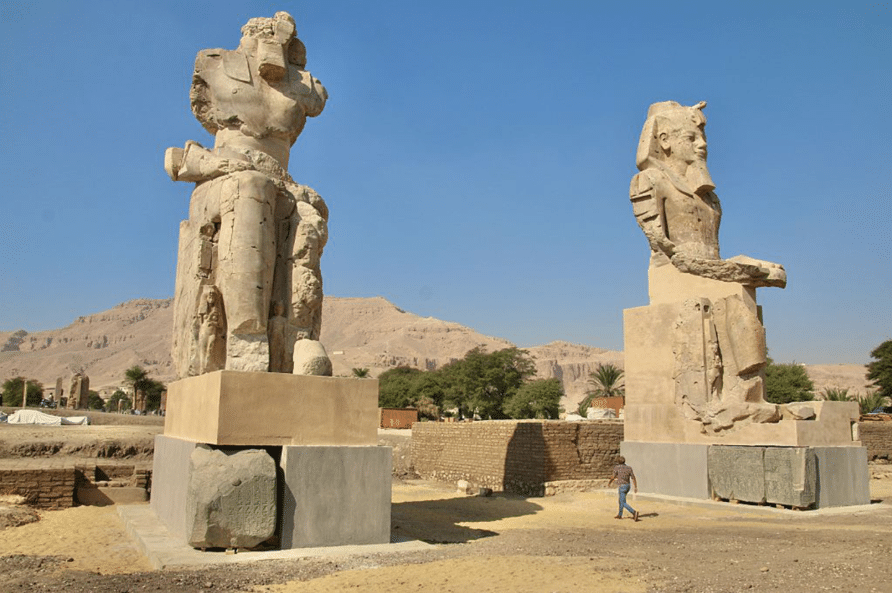 Egypt Unveils Restored Colossal Statues of Amenhotep III