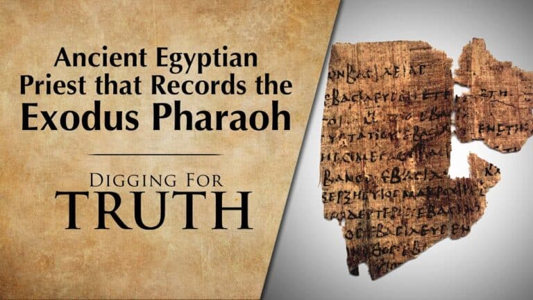 Ancient Egyptian Priest who Records the Pharaoh of the Exodus | Digging for Truth Episode 292